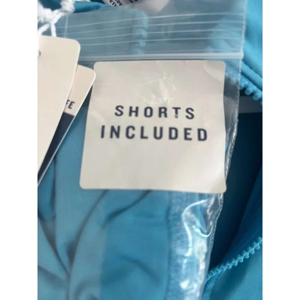 Tommy‎ Bahama Golf Women's Zip Golf Dress Scuba Blue Medium With Matching Shorts